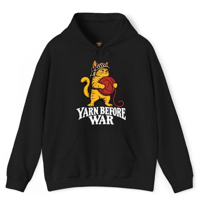 Yarn Before War Cat Hoodie